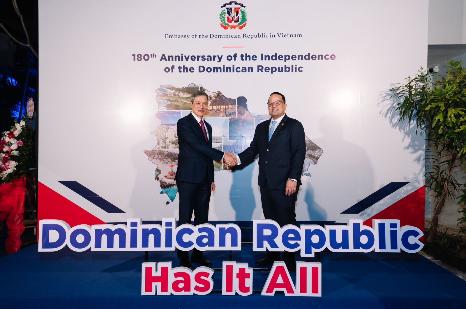 La Embajada de la República Dominicana en Vietnam conmemora el 180 ...