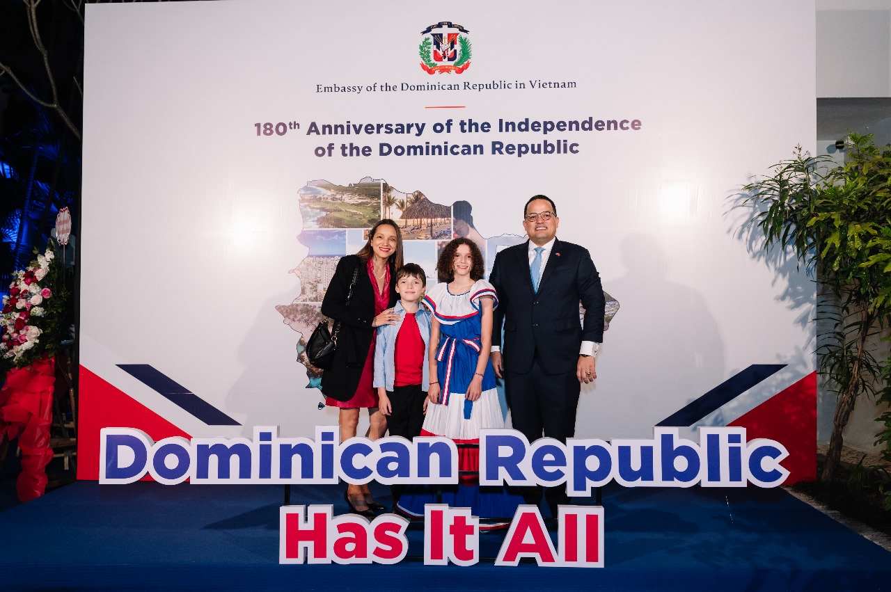 La Embajada de la República Dominicana en Vietnam conmemora el 180 ...